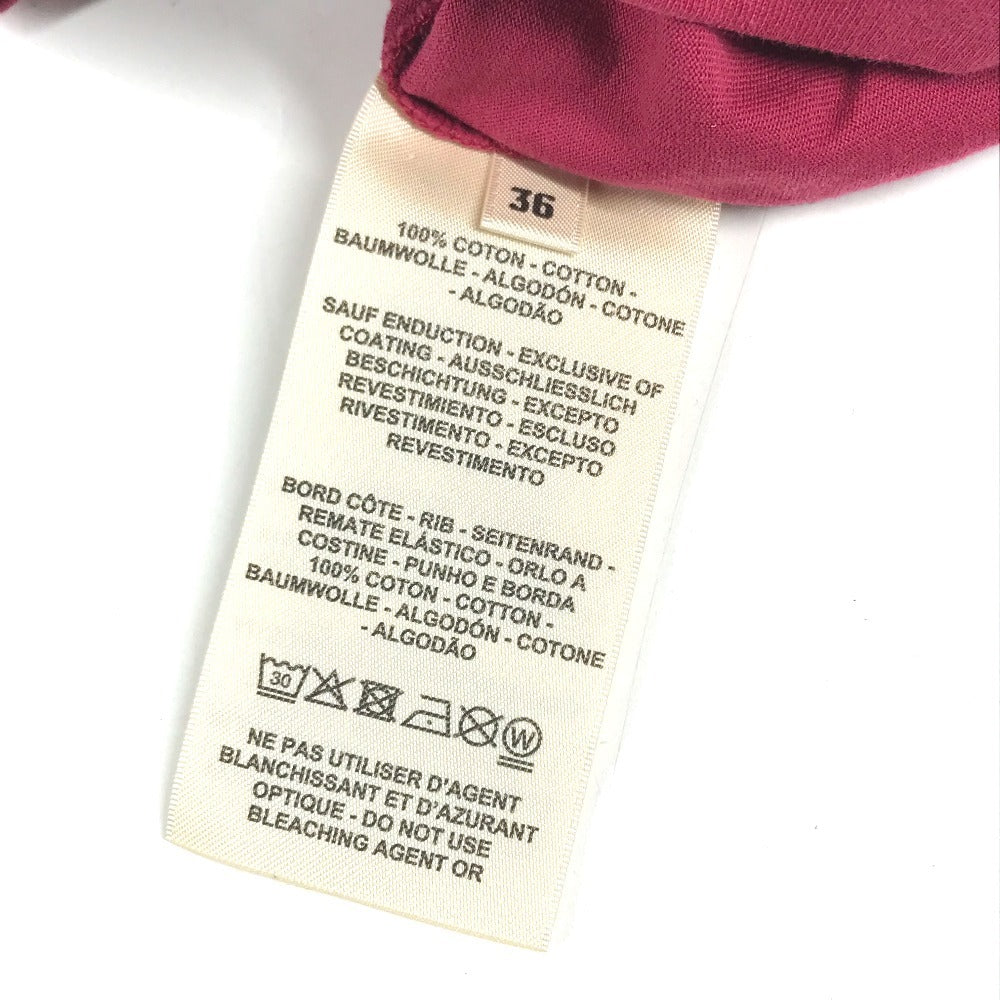 HERMES Della Cavalleria logo H logo top, short-sleeved apparel Shirt T-shirt Short sleeve T-shirt cotton Red/Multicolore Used