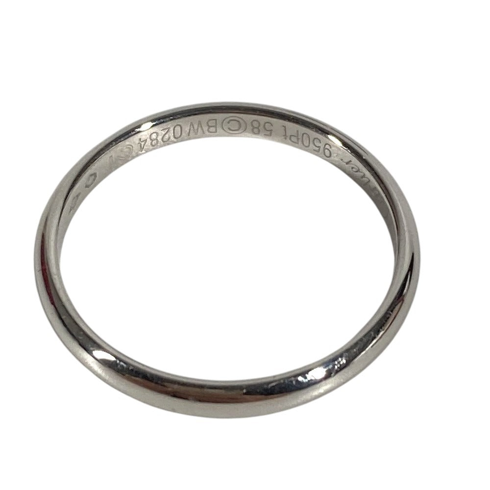 CARTIER Platinum Accessory Jewelry Ring Pt950 Silver Used