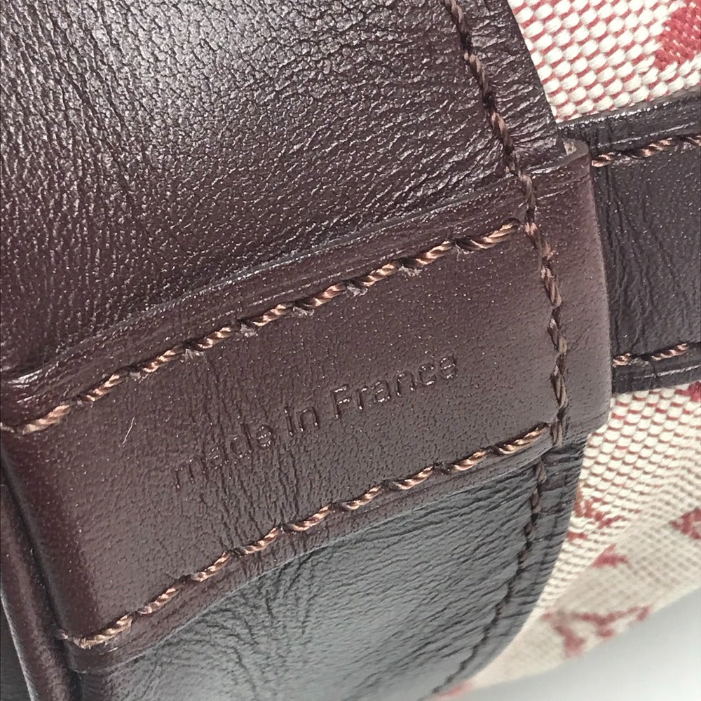 LOUIS VUITTON M92686 Monogram mini Noelie Bag Hand Bag Drawstring Bag Shoulder Bag Monogram Mini Canvas Slys Red Used