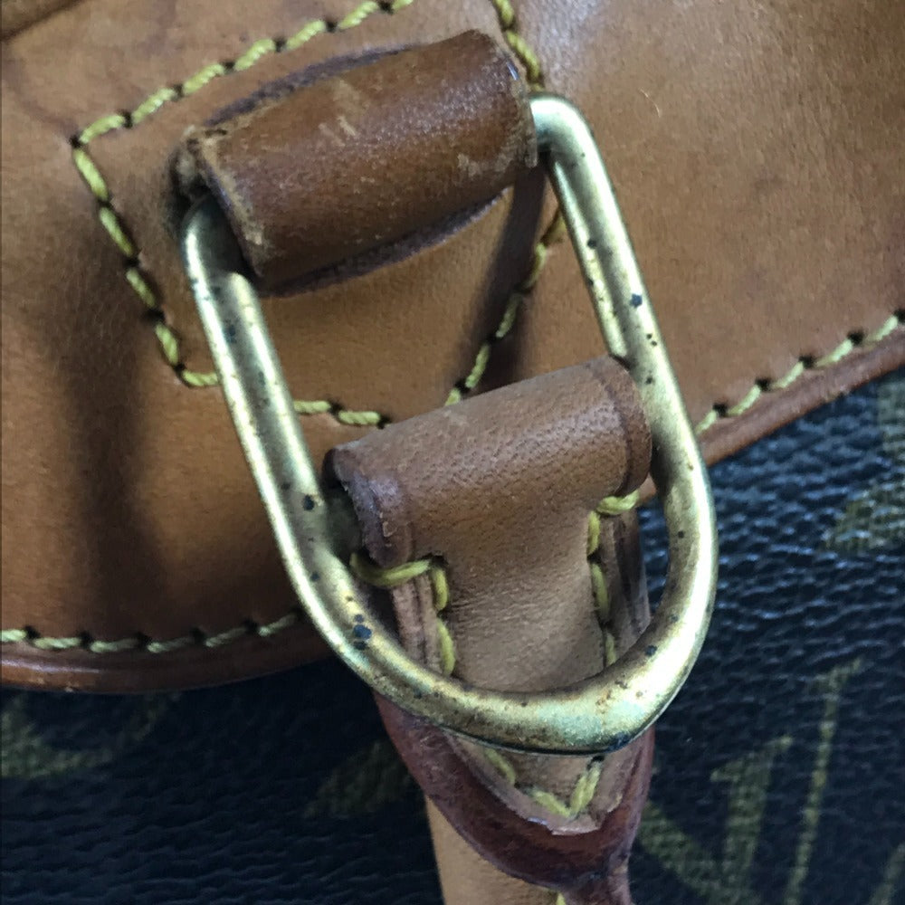 LOUIS VUITTON M47270 Monogram Deauville Bags Tote Bag Mini Duffle Bag Hand Bag MonogramCanvas Brown Used