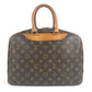 LOUIS VUITTON M47270 Monogram Deauville Bags Tote Bag Mini Duffle Bag Hand Bag MonogramCanvas Brown Used