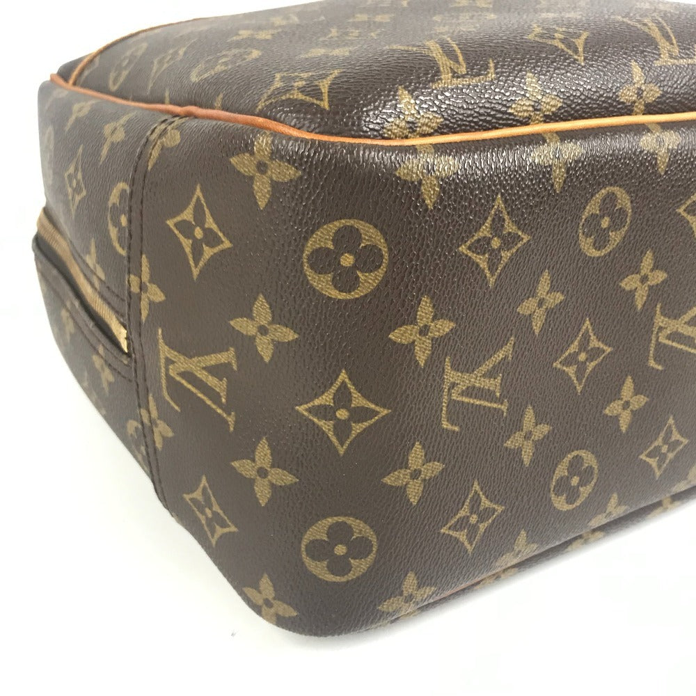 LOUIS VUITTON M47270 Monogram Deauville Bags Tote Bag Mini Duffle Bag Hand Bag MonogramCanvas Brown Used