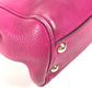 GUCCI 336032 Logo Bamboo 2-Way Bag Bag, Shoulder Bag, Crossbody Bag Hand Bag Leather Purple pink Based Used