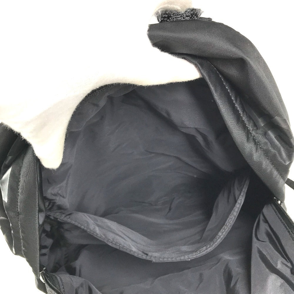 VERSACE Logo backpack bag Backpack Nylon Black Used