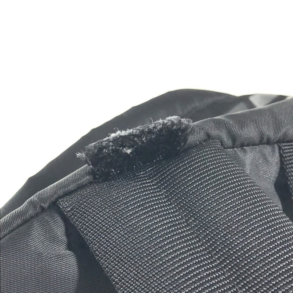 VERSACE Logo backpack bag Backpack Nylon Black Used