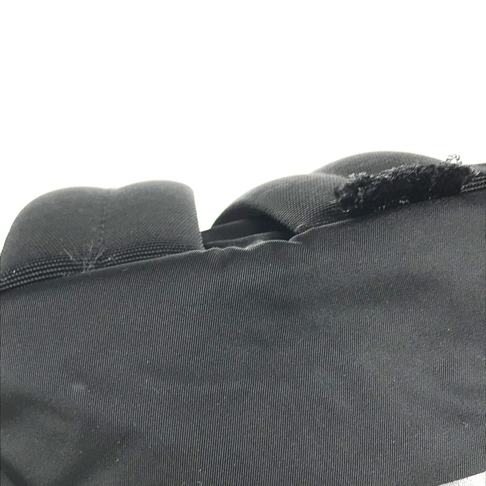 VERSACE Logo backpack bag Backpack Nylon Black Used