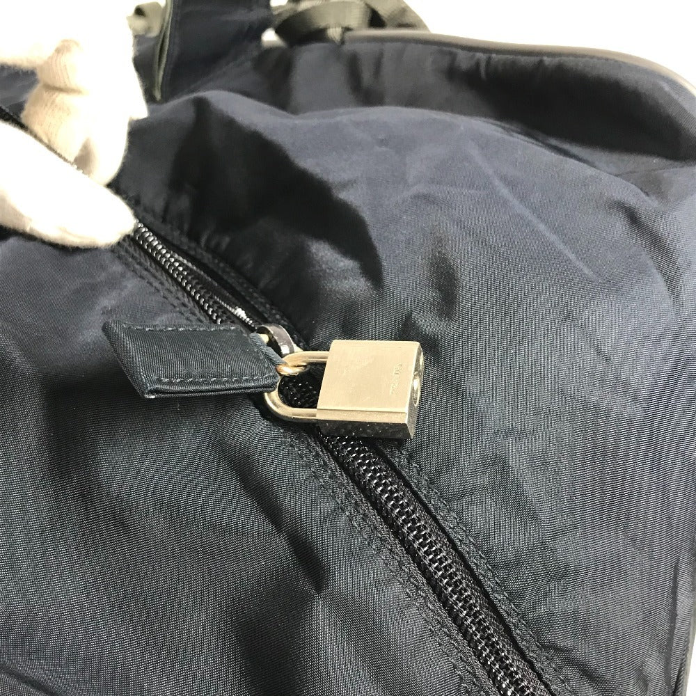 PRADA 4V0368 PRADA SPORT logo 2-Way Bag, Travel Bag, Shoulder Bag Duffle Bag Nylon Navy/gray Used