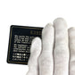 CHANEL CC CC Mark logo Compact wallet Trifold wallet enamel Black Used