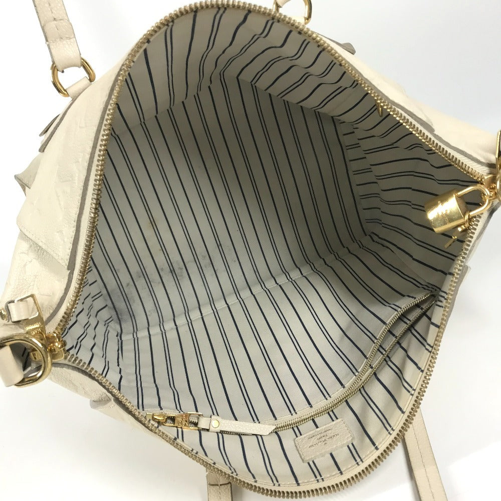 LOUIS VUITTON M93411 MonogramEmpreinte Luminews PM Bag Tote Bag shawl Shoulder Bag MonogramEmpreinteLeather White Used