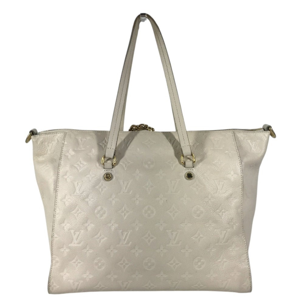LOUIS VUITTON M93411 MonogramEmpreinte Luminews PM Bag Tote Bag shawl Shoulder Bag MonogramEmpreinteLeather White Used
