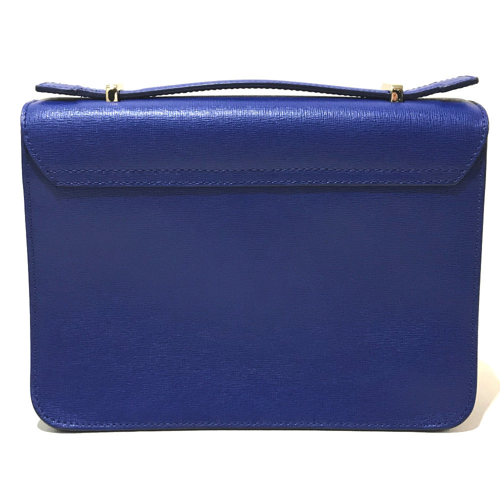 FURLA Julia Bag 2-Way Leather Shoulder Bag, Women's, Blue