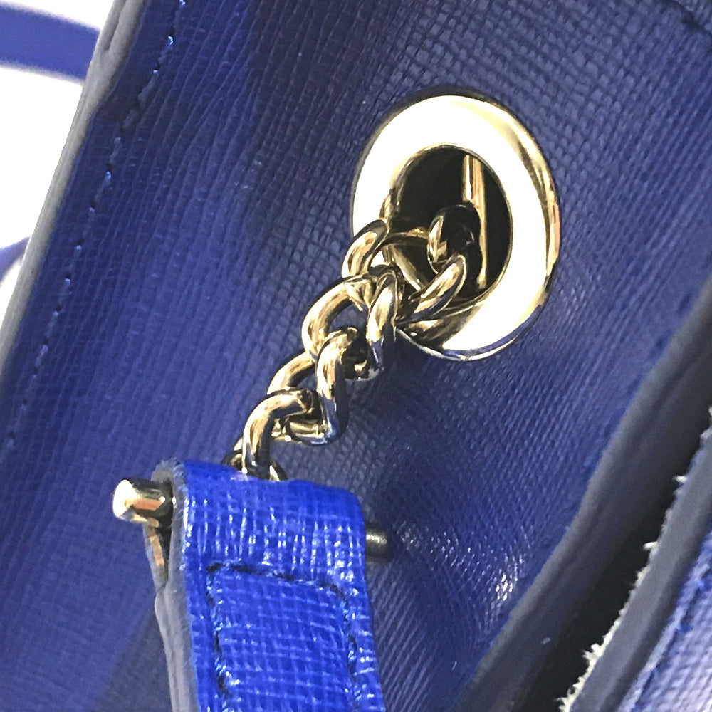 FURLA Julia Bag 2-Way Leather Shoulder Bag, Women's, Blue