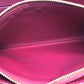 LOUIS VUITTON M91597 Monogram Vernis Zippy Wallet, Patent Leather, Women's, Rose Andiane, Dark Pink