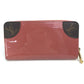 LOUIS VUITTON M62318 Monogram Zippy Venice Long Wallet in Patent Leather, Women's, Vieux Rose, Pink Beige