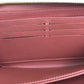 LOUIS VUITTON M62318 Monogram Zippy Venice Long Wallet in Patent Leather, Women's, Vieux Rose, Pink Beige