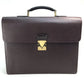 LOUIS VUITTON M30036 Taiga Serviette Moscova Bag, Taiga Leather Handbag, Business Bag, Men's, Acajou, Bordeaux