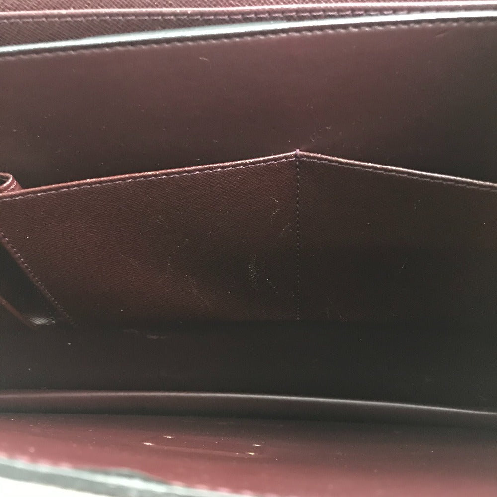 LOUIS VUITTON M30036 Taiga Serviette Moscova Bag, Taiga Leather Handbag, Business Bag, Men's, Acajou, Bordeaux