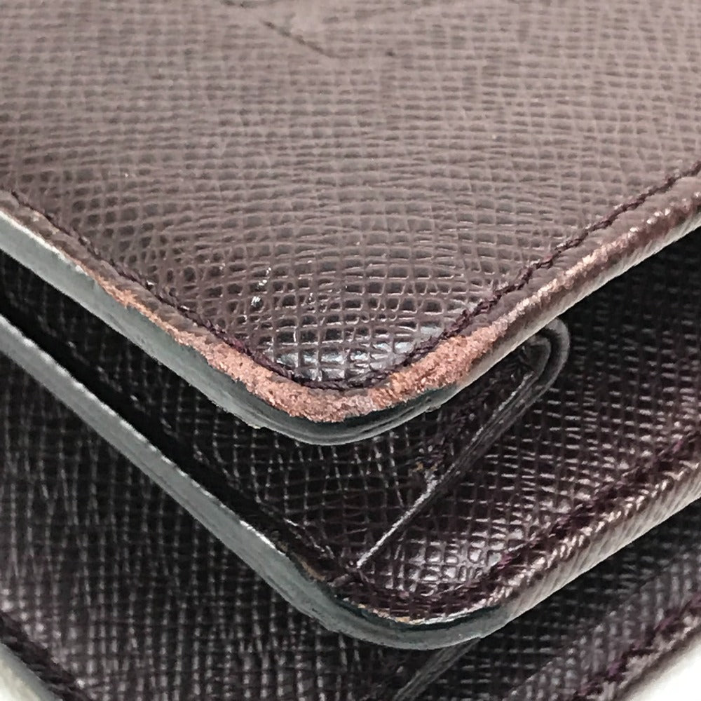 LOUIS VUITTON M30036 Taiga Serviette Moscova Bag, Taiga Leather Handbag, Business Bag, Men's, Acajou, Bordeaux