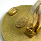 CHANEL CC Coco Mark Vintage Circle 94P Earrings GP Women's Gold