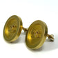 CHANEL CC Coco Mark Vintage Circle 94P Earrings GP Women's Gold