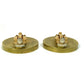 CHANEL CC Coco Mark Vintage Circle 94P Earrings GP Women's Gold