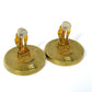 CHANEL CC Coco Mark Vintage Circle 94P Earrings GP Women's Gold