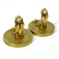 CHANEL CC Coco Mark Vintage Circle 94P Earrings GP Women's Gold