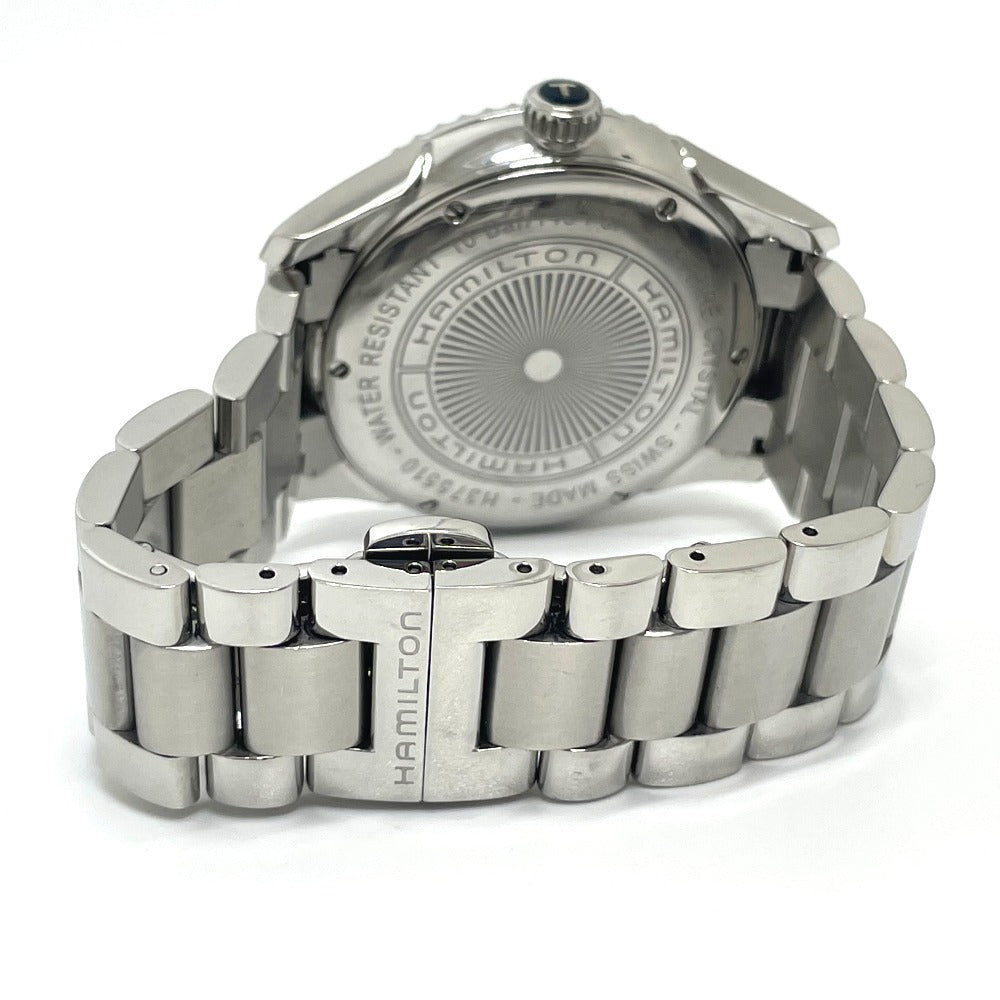 HAMILTON H375510 Jazzmaster Quartz Day-Date Watch SS Men's Silver