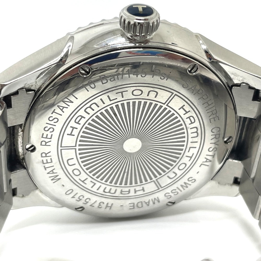 HAMILTON H375510 Jazzmaster Quartz Day-Date Watch SS Men's Silver