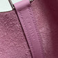 HERMES Picotin Lock Micro 14 Lucky Daisy Handbag in Swift, Women's, Mauve Sylvestre Pink