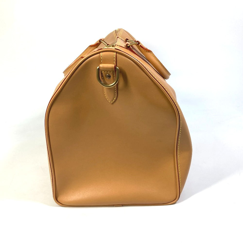 LOUIS VUITTON M55609 Keepall Bandouliere 50 Travel Bag, Boston Bag, Natural Leather, Unisex, Beige