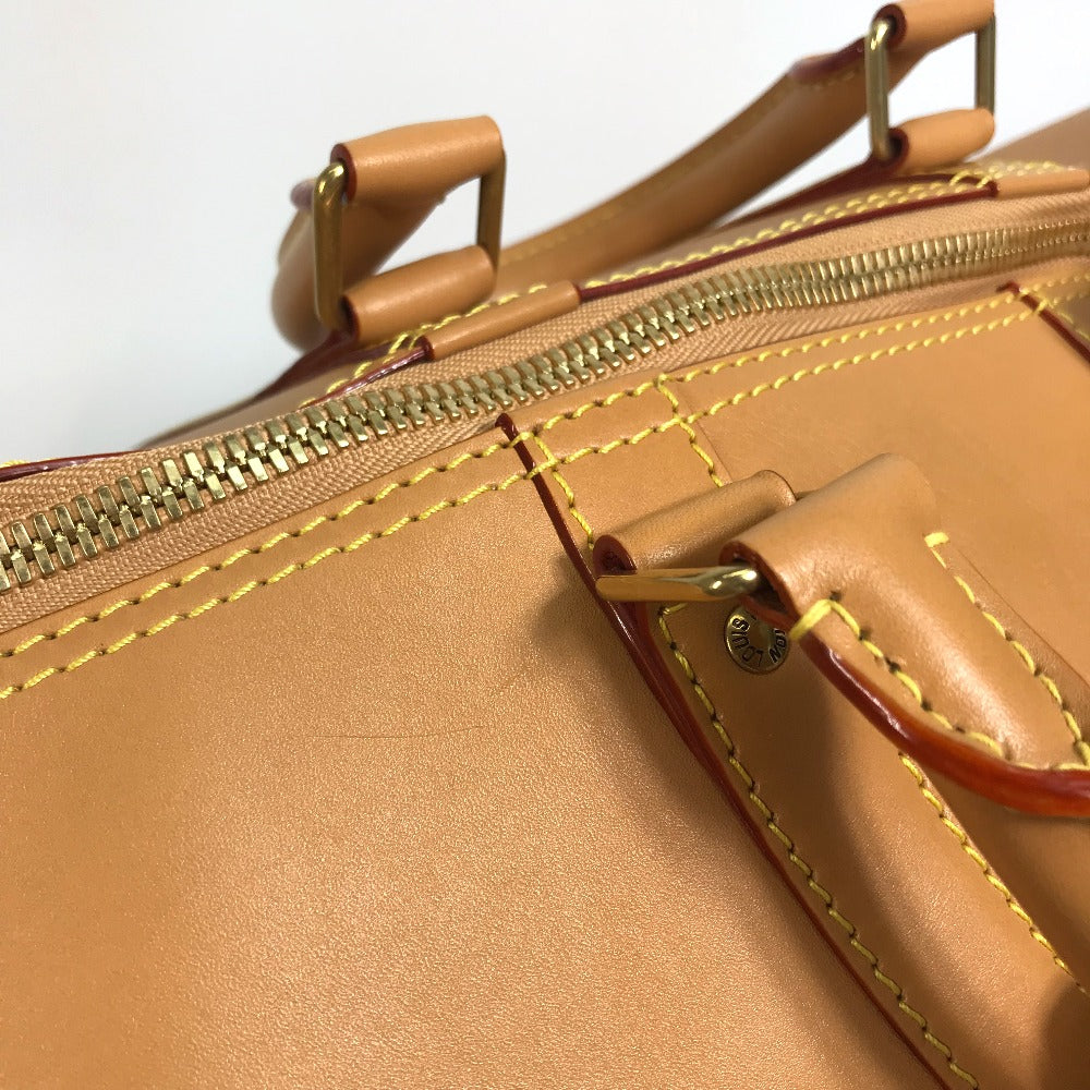 LOUIS VUITTON M55609 Keepall Bandouliere 50 Travel Bag, Boston Bag, Natural Leather, Unisex, Beige