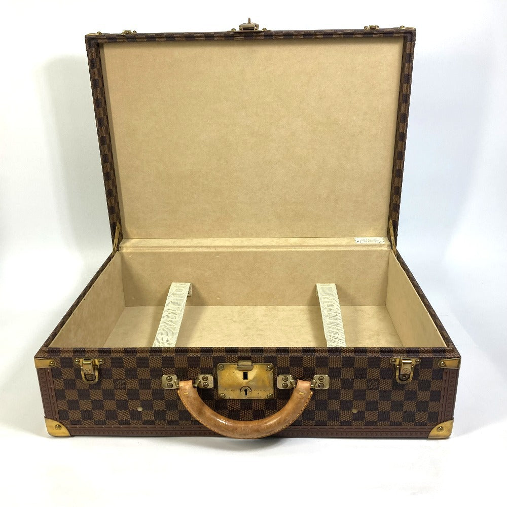 LOUIS VUITTON Damier Visten 55 Bag, Special Order Trunk, Damier Canvas, Unisex, Brown