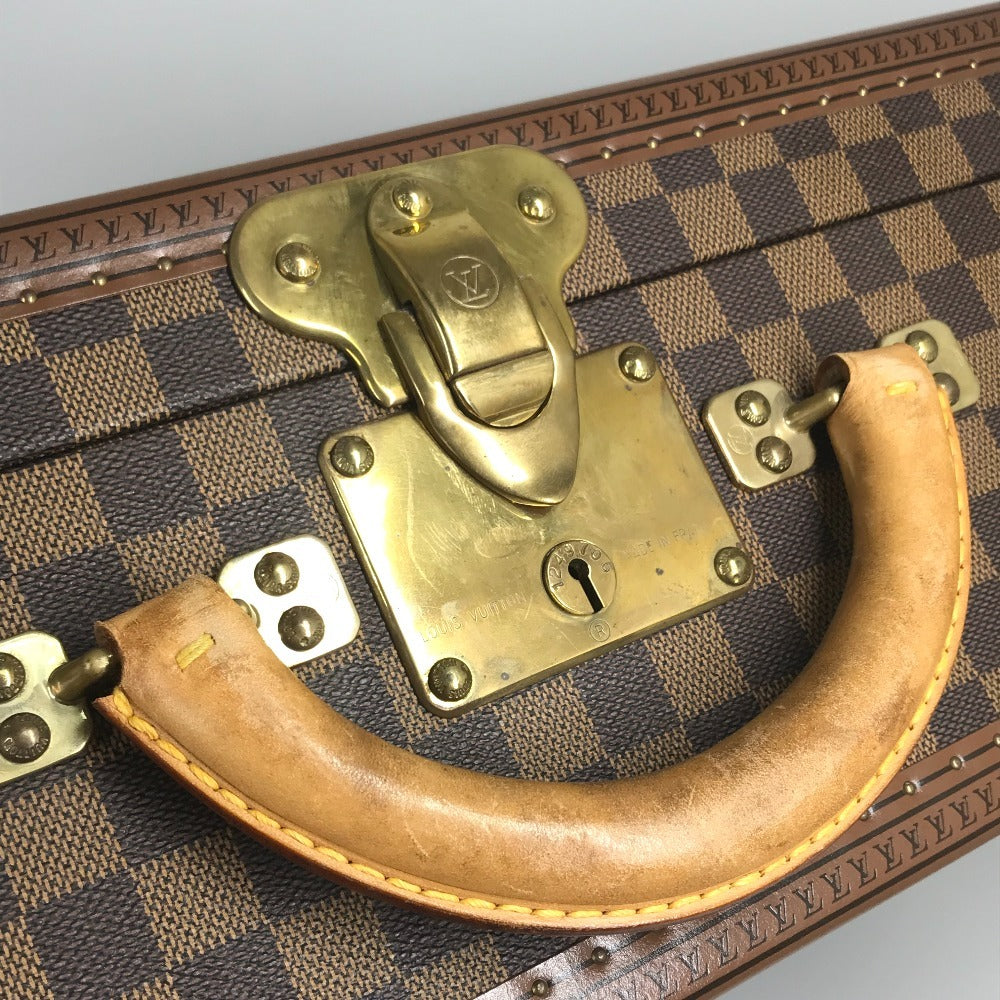 LOUIS VUITTON Damier Visten 55 Bag, Special Order Trunk, Damier Canvas, Unisex, Brown