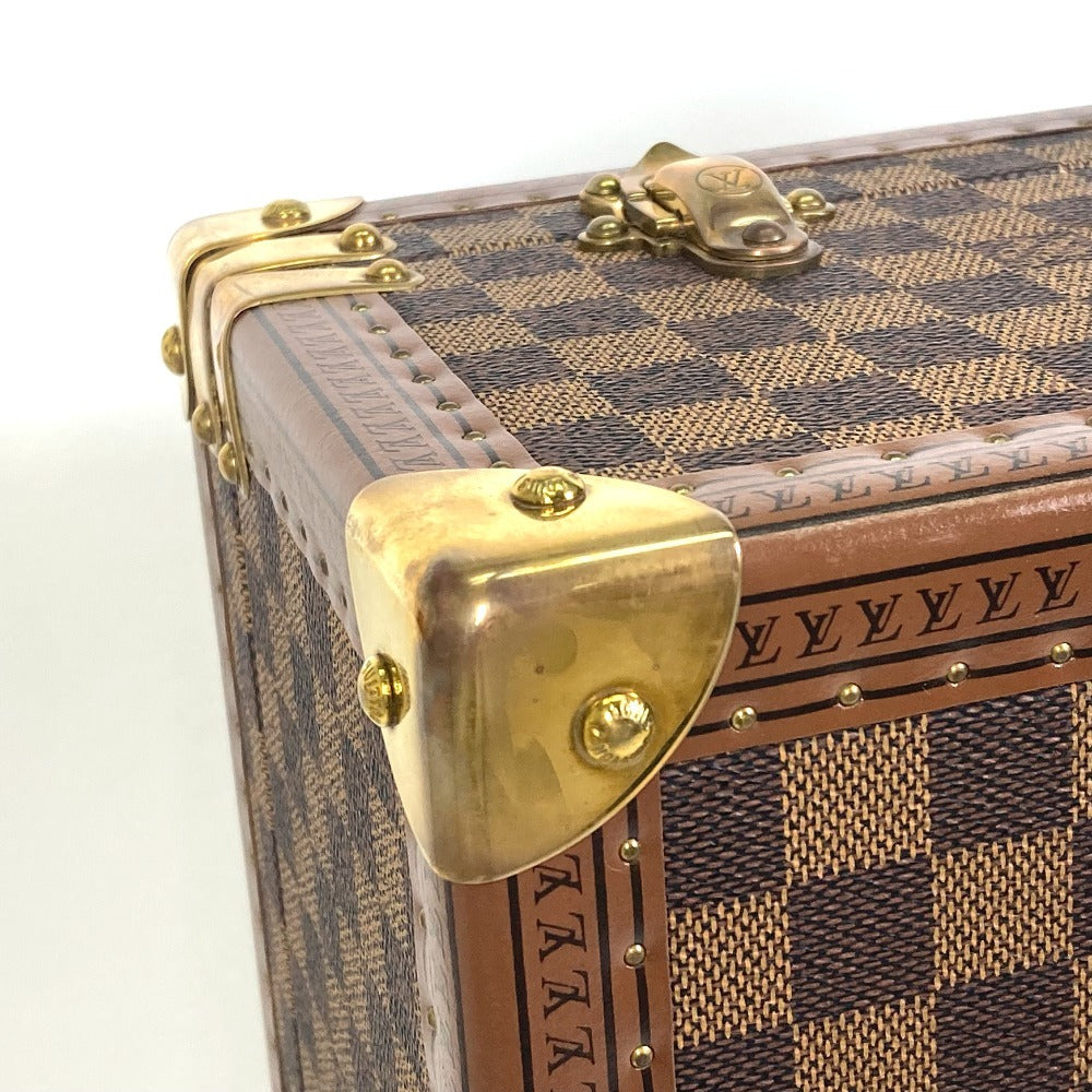 LOUIS VUITTON Damier Visten 55 Bag, Special Order Trunk, Damier Canvas, Unisex, Brown