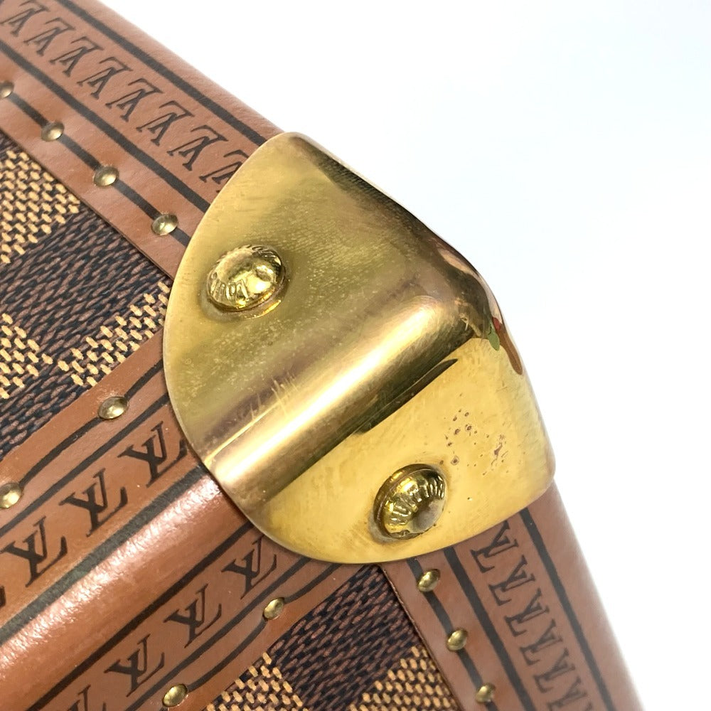 LOUIS VUITTON Damier Visten 55 Bag, Special Order Trunk, Damier Canvas, Unisex, Brown
