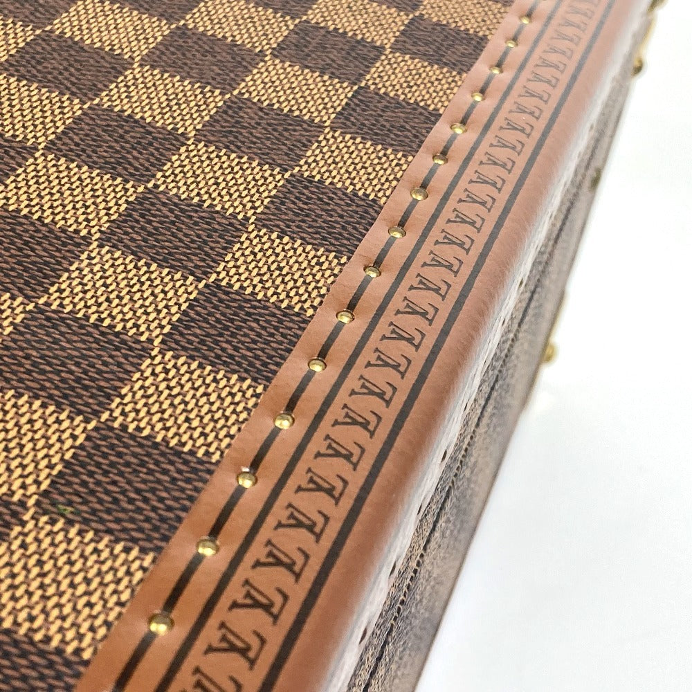 LOUIS VUITTON Damier Visten 55 Bag, Special Order Trunk, Damier Canvas, Unisex, Brown