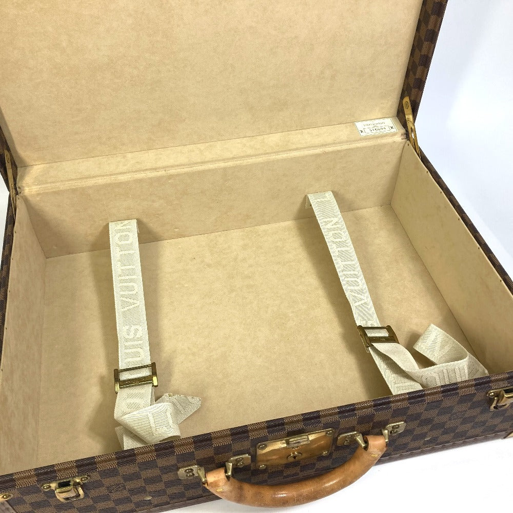 LOUIS VUITTON Damier Visten 55 Bag, Special Order Trunk, Damier Canvas, Unisex, Brown
