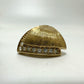 Dior Rhinestone Earrings GP Women's Gold