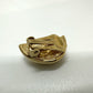Dior Rhinestone Earrings GP Women's Gold