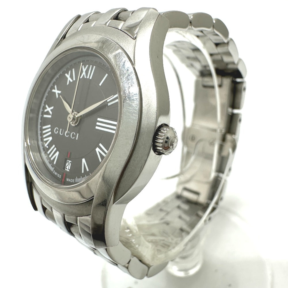 GUCCI 5500L G-Class Quartz Date Watch, Stainless Steel, Women's, Silver