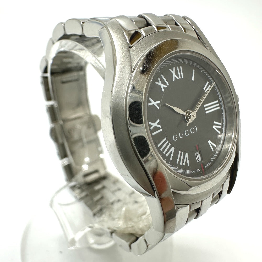 GUCCI 5500L G-Class Quartz Date Watch, Stainless Steel, Women's, Silver