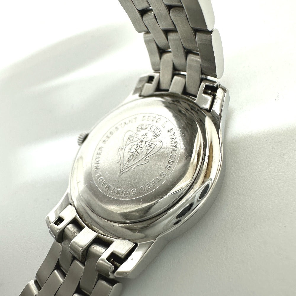 GUCCI 5500L G-Class Quartz Date Watch, Stainless Steel, Women's, Silver
