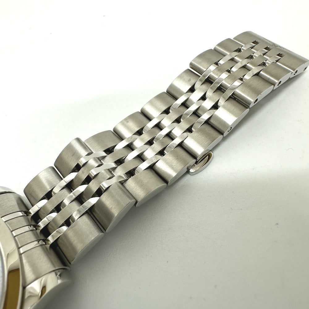 LONGINES L2.820.4.11.6 ウォッチ レコード クロノメーター 自動巻き デイト 腕時計 SS メンズ シルバー