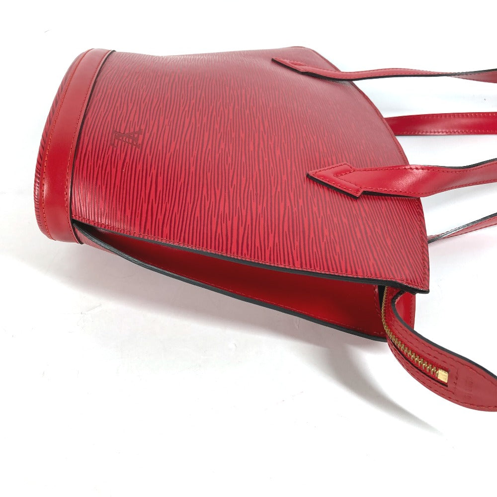 LOUIS VUITTON M52267 エピ サンジャック ショッピング 肩掛け トートバッグ カバン ショルダーバッグ エピレザー レディース カスティリアンレッド レッド