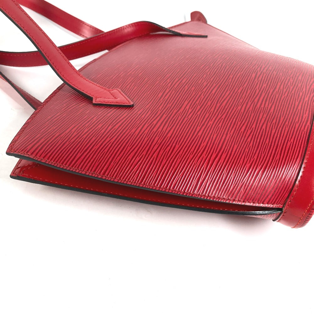 LOUIS VUITTON M52267 エピ サンジャック ショッピング 肩掛け トートバッグ カバン ショルダーバッグ エピレザー レディース カスティリアンレッド レッド