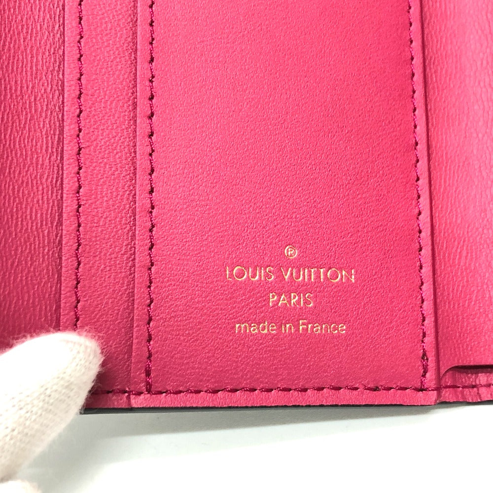 LOUIS VUITTON M68587 バイカラー ポルトフォイユ・カプシーヌ XS 財布 ウォレット コンパクトウォレット 3つ折り財布 トリヨンレザー レディース ノワール ブラック×ピンク