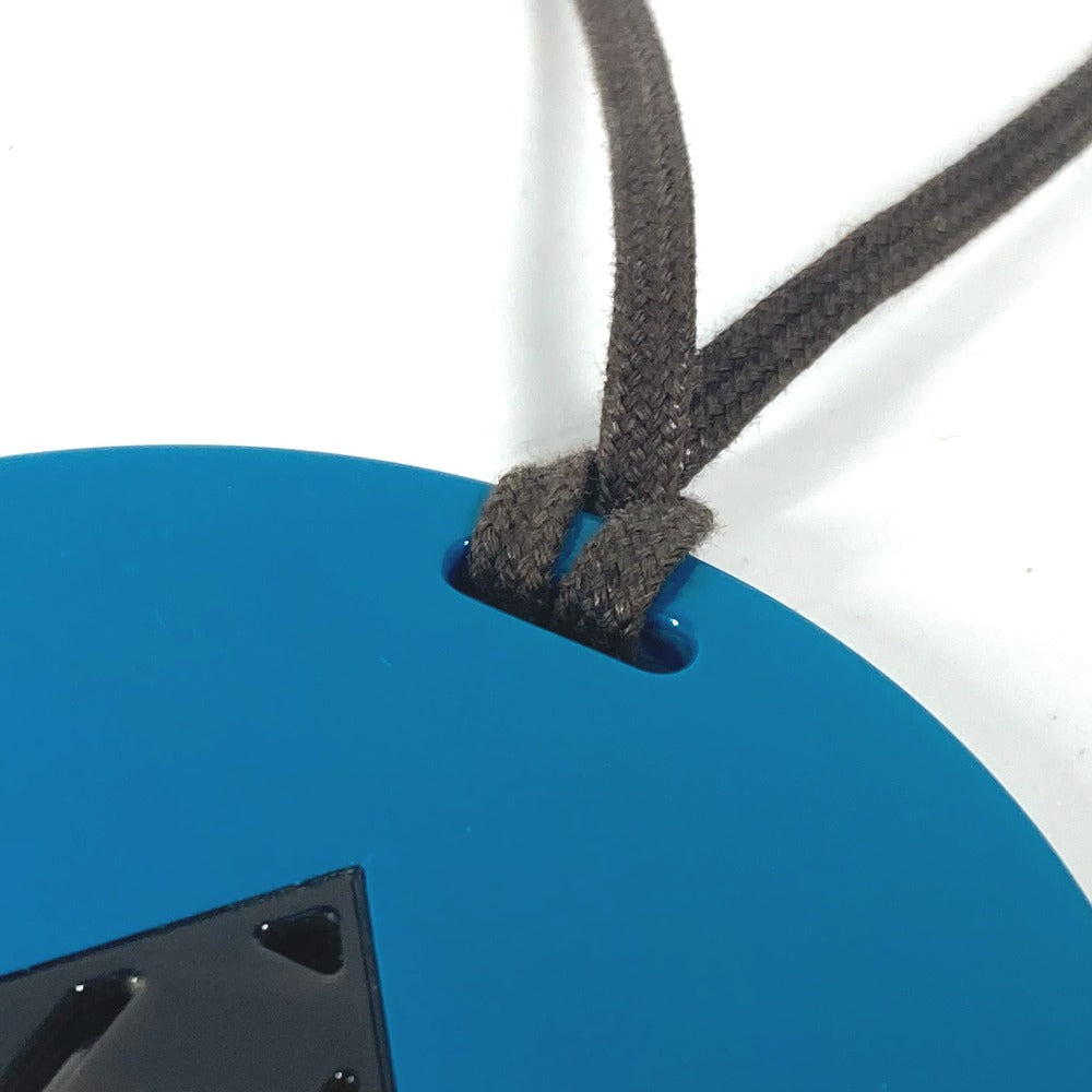 HERMES アクセサリー バッファローホーン Hロゴ ネックレス ラッカー レディース ブルー