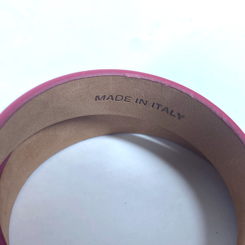 Salvatore Ferragamo 2重 ガンチーニ アクセサリー ブレスレット レザー レディース ピンク - brandshop-reference