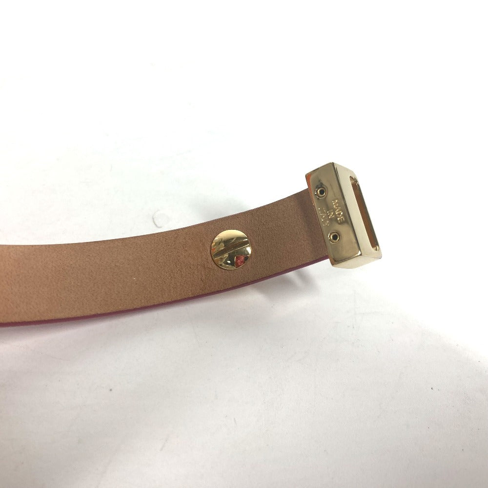 Salvatore Ferragamo 2重 ガンチーニ アクセサリー ブレスレット レザー レディース ピンク - brandshop-reference